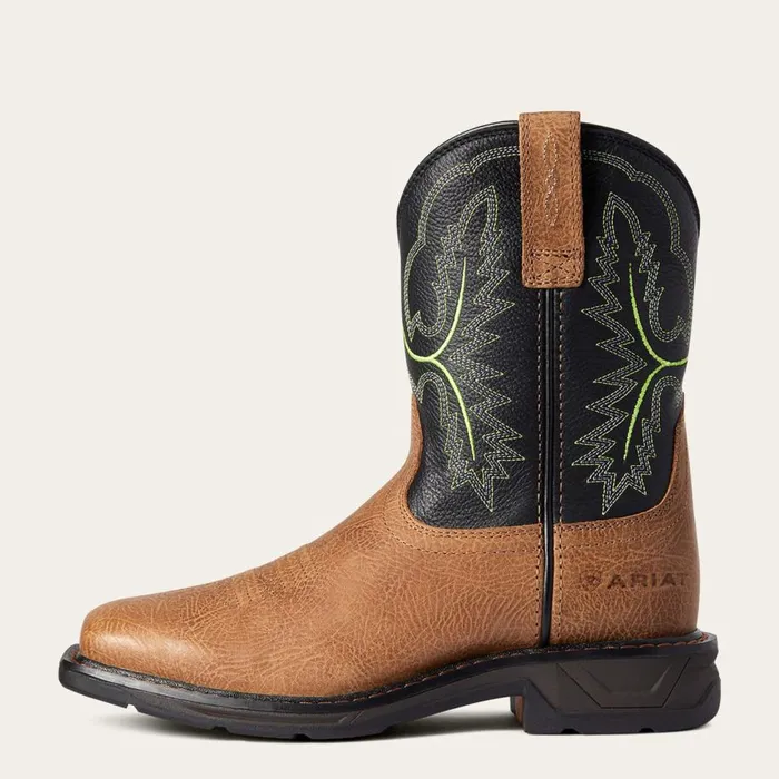 MenKids WorkHog XT Wide Square Toe Boot Tumbled Bark Ariat Work Boots MenKids WorkHog XT Wide Square Toe Boot Tumbled Bark Ariat Work Boots