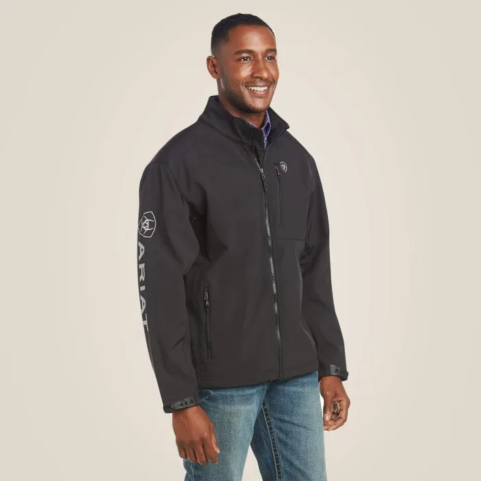 Men Logo 20 Softshell Jacket Black Ariat Jackets and Vests