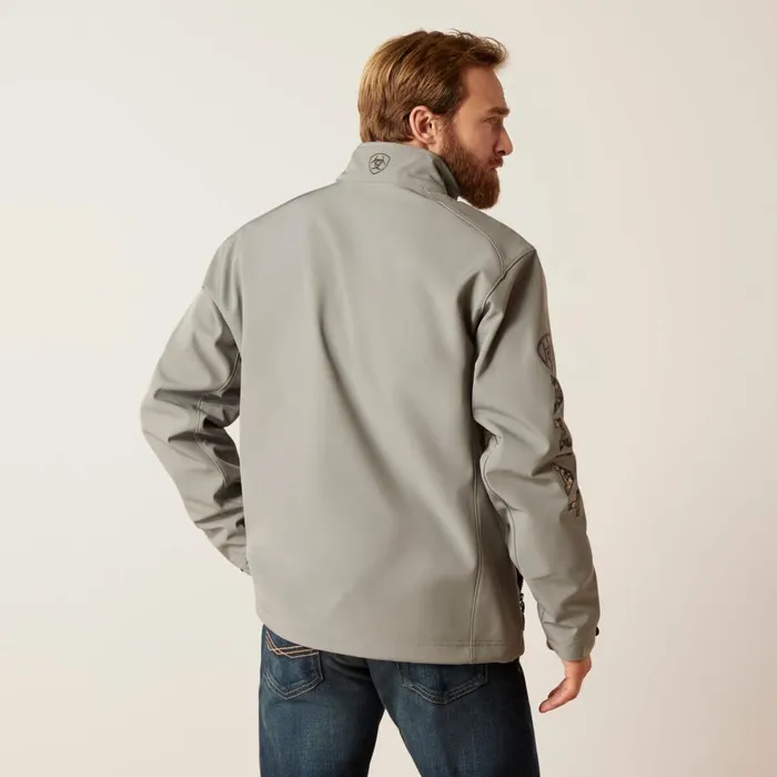 Men Logo 20 Softshell Jacket Jetty Grey Ariat Jackets and Vests Men Logo 20 Softshell Jacket Jetty Grey Ariat Jackets and Vests