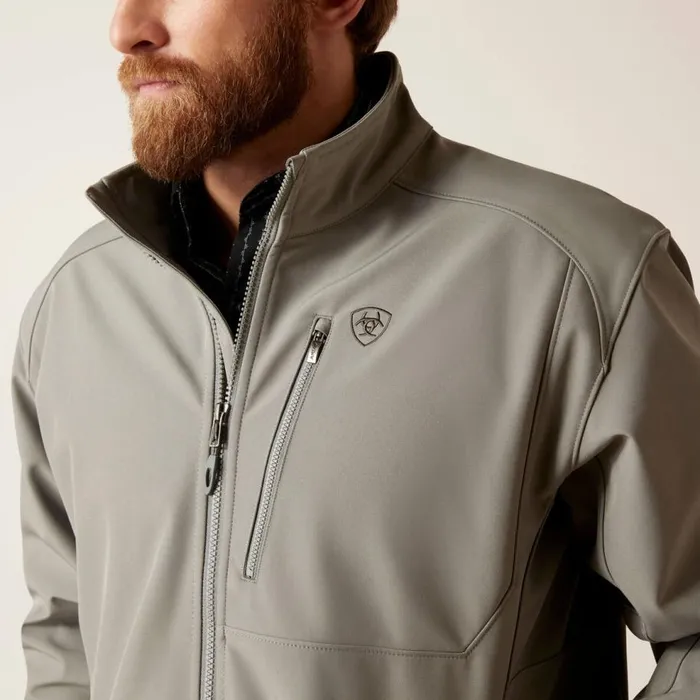 Men Logo 20 Softshell Jacket Jetty Grey Ariat Jackets and Vests Men Logo 20 Softshell Jacket Jetty Grey Ariat Jackets and Vests