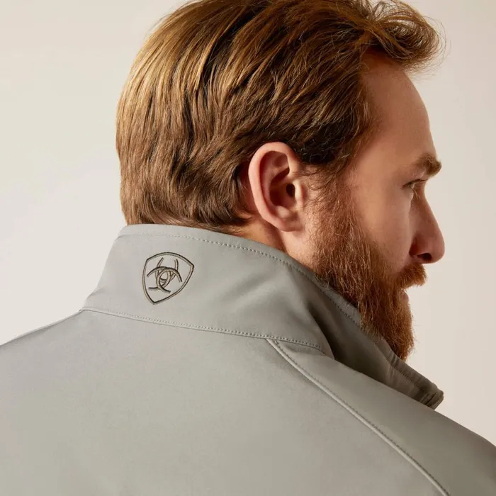 Men Logo 20 Softshell Jacket Jetty Grey Ariat Jackets and Vests Men Logo 20 Softshell Jacket Jetty Grey Ariat Jackets and Vests