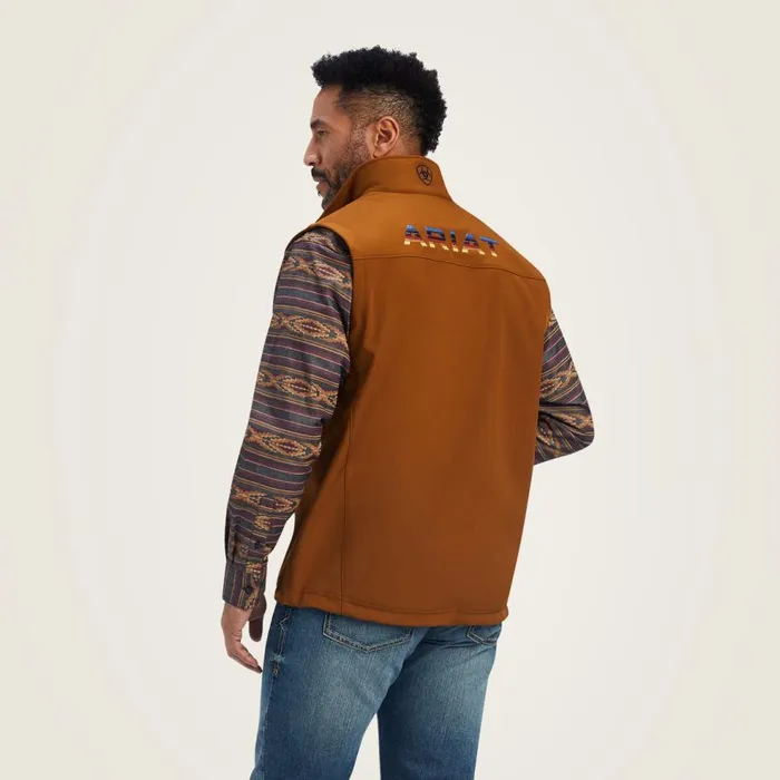 Men Logo 20 Softshell Vest Chestnut Ariat Jackets and Vests Men Logo 20 Softshell Vest Chestnut Ariat Jackets and Vests