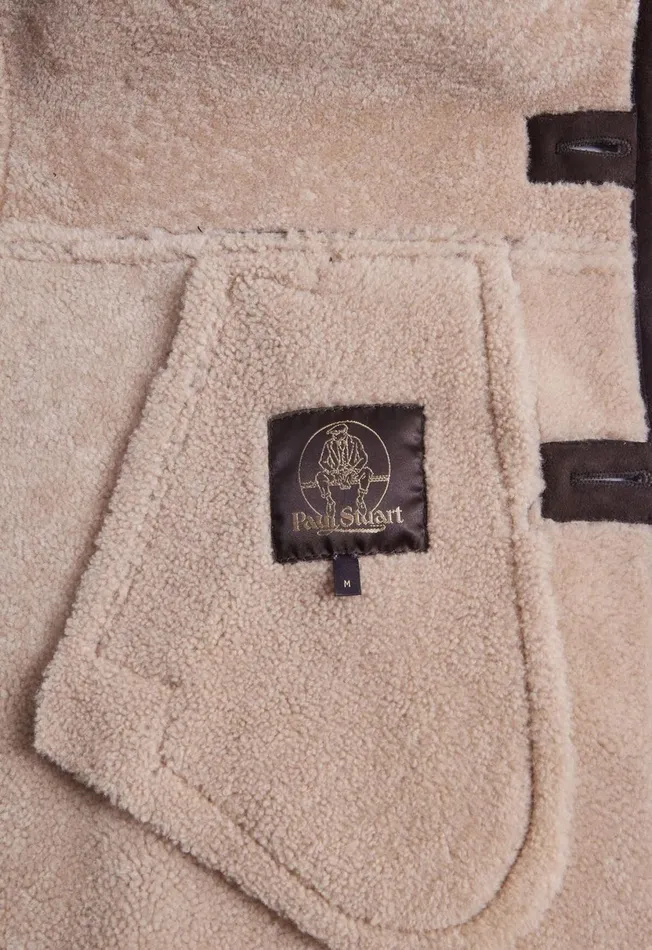 Men Long Shearling Coat Chocolate Paul Stuart Outerwear Men Long Shearling Coat Chocolate Paul Stuart Outerwear