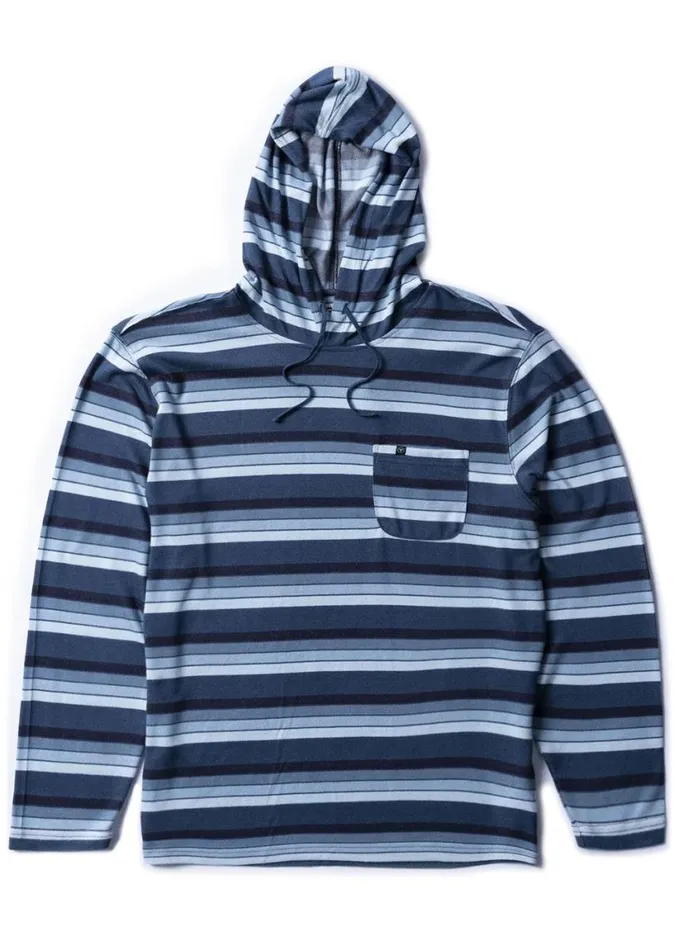 Men Long Sleeves Vissla Bonfire Knit Pullover Sea Water
