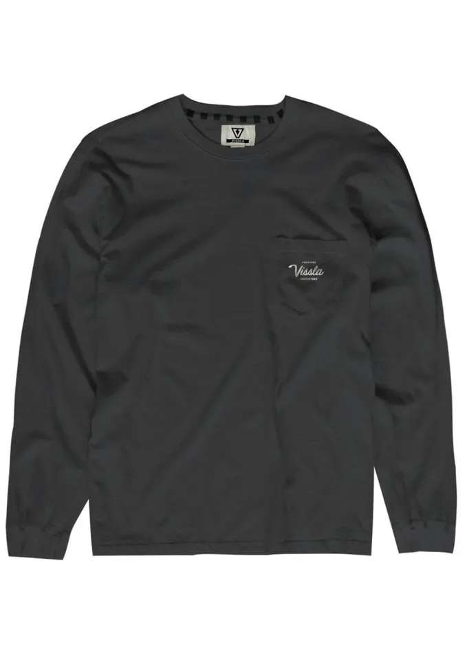 Men Long Sleeves Vissla Creators Premium Ls Pkt Tee Phantom
