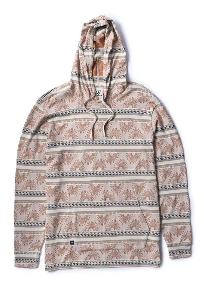 Men Long Sleeves Vissla Guadalupe Eco Knit Pullover Natural
