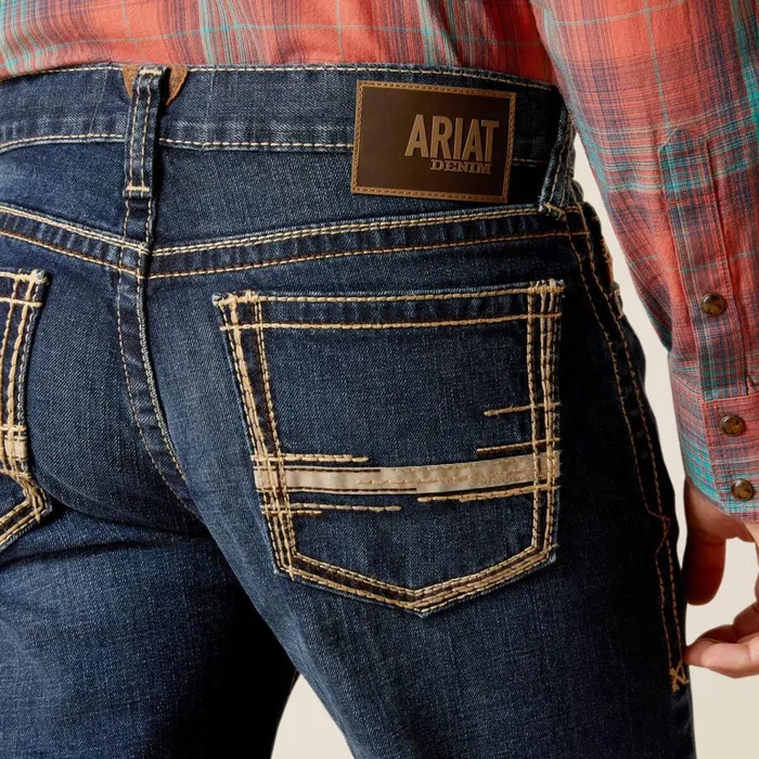 Men M8 Modern Ranger Straight Leg Jean Pinedale Ariat Denim Men M8 Modern Ranger Straight Leg Jean Pinedale Ariat Denim