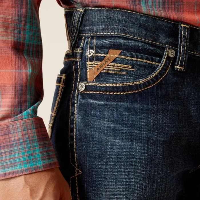 Men M8 Modern Ranger Straight Leg Jean Pinedale Ariat Denim Men M8 Modern Ranger Straight Leg Jean Pinedale Ariat Denim