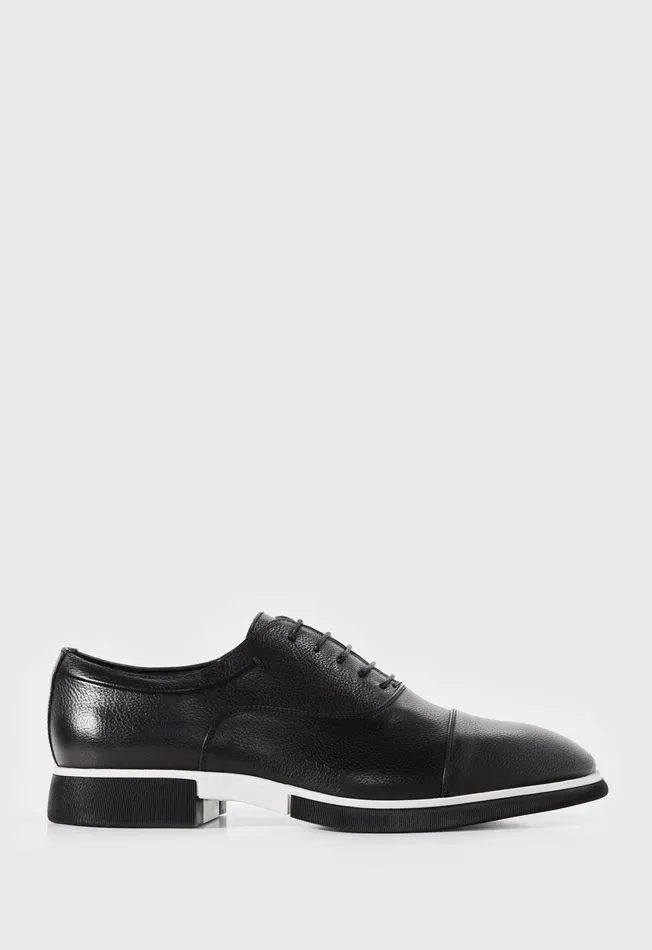 Men Montreal Bal Oxford Laceup Brown Pebble Paul Stuart Laceups and Oxfords