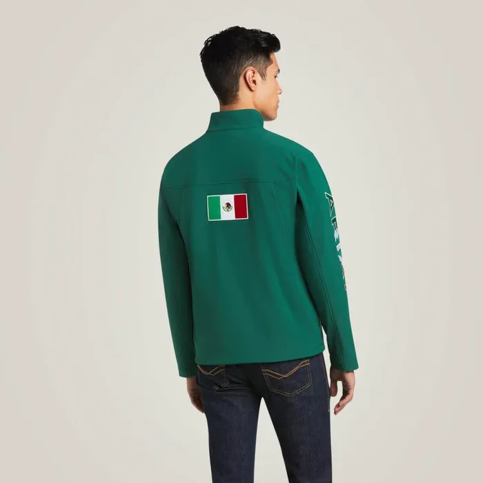 Men New Team Softshell MEXICO Jacket Verde Ariat Jackets and Vests