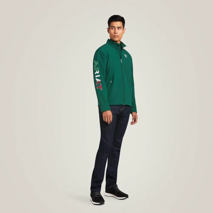 Men New Team Softshell MEXICO Jacket Verde Ariat Jackets and Vests Men New Team Softshell MEXICO Jacket Verde Ariat Jackets and Vests