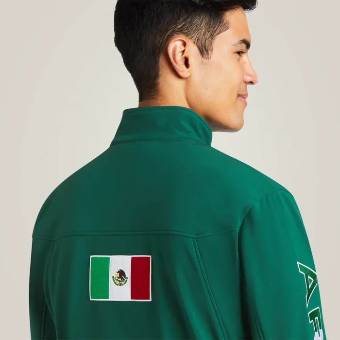 Men New Team Softshell MEXICO Jacket Verde Ariat Jackets and Vests Men New Team Softshell MEXICO Jacket Verde Ariat Jackets and Vests