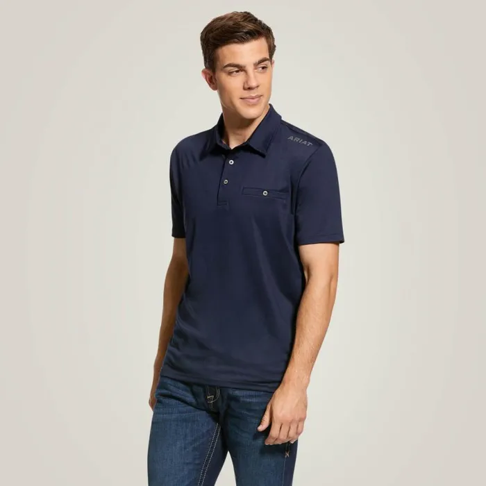 Men Norco Polo Navy Ariat TShirts and Polos