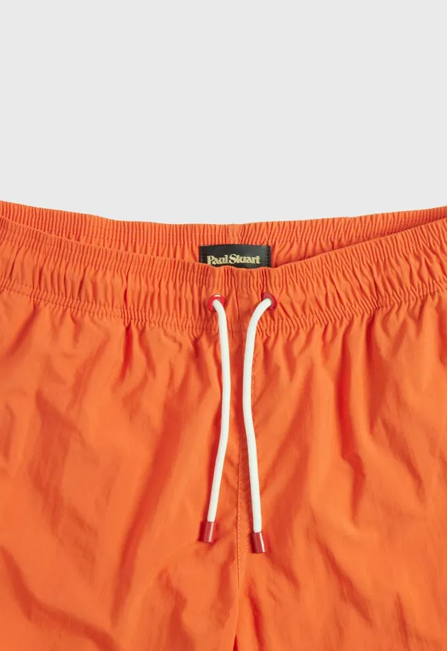 Men Nylon Solid Color Swim Trunk Green Paul Stuart Shorts and Swim Trunks Men Nylon Solid Color Swim Trunk Green Paul Stuart Shorts and Swim Trunks