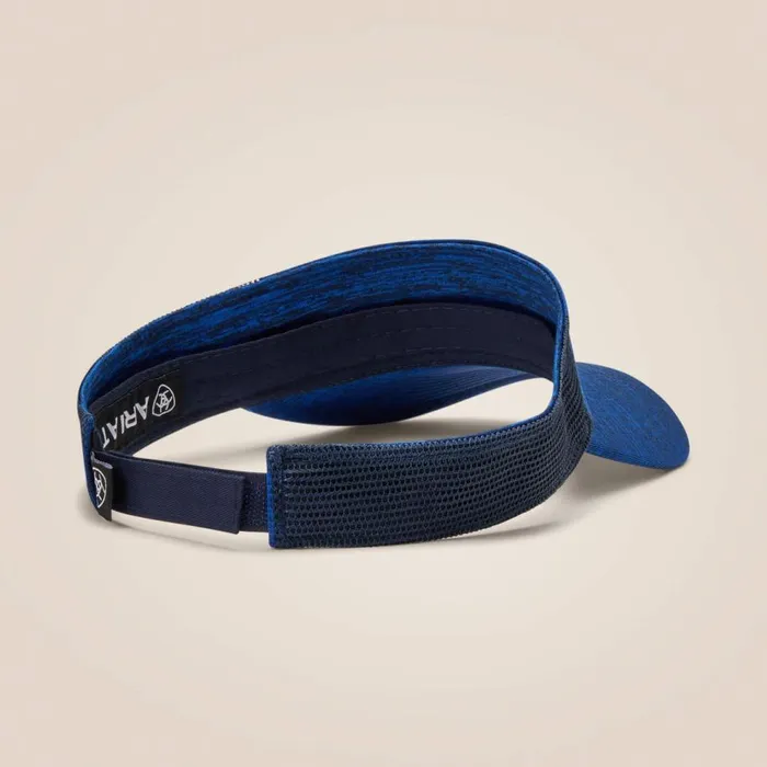 Men Offset Logo Visor Blue Ariat Hats and Caps