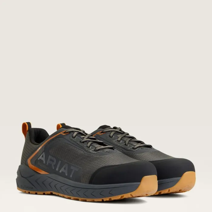 Men Outpace Composite Toe Safety Shoe Gunmetal Ariat Work Boots Men Outpace Composite Toe Safety Shoe Gunmetal Ariat Work Boots