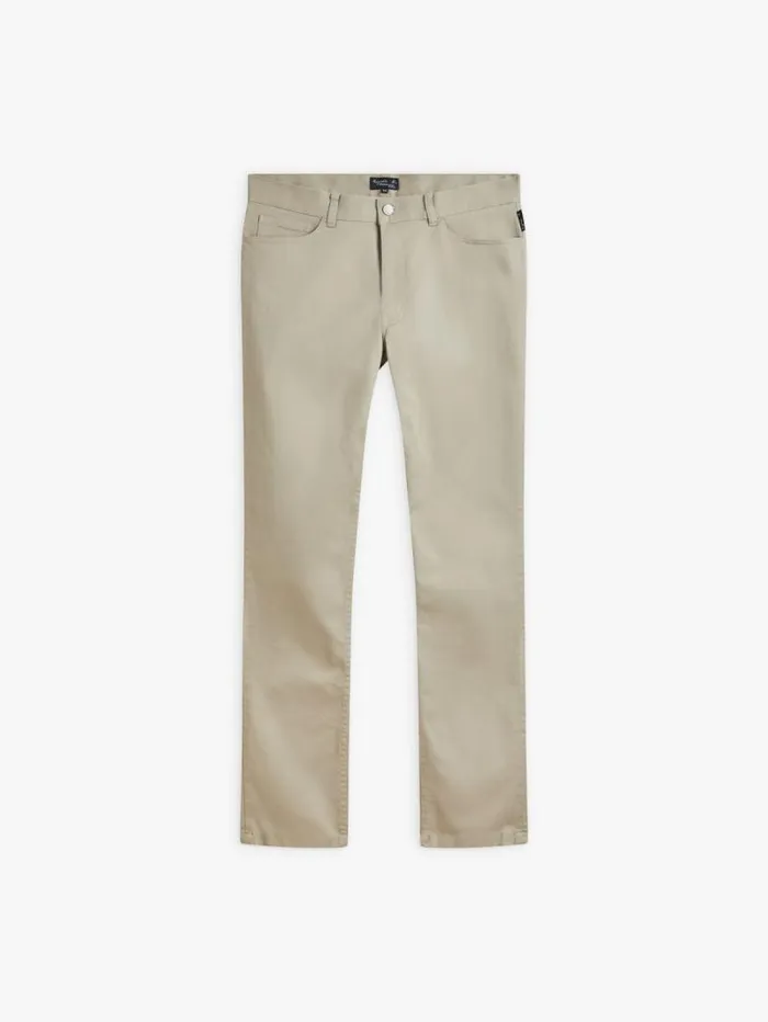 Men Pants Agns B Beige Cotton Iggy Slim Jeans