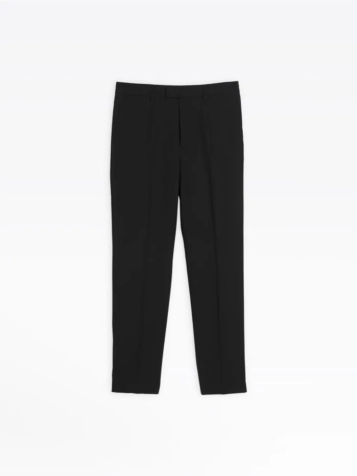 Men Pants Agns B Black Woollen Jam Pants
