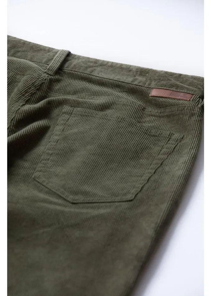 Men Pants and Denim Vissla Border C Cord 5 Pkt Pant Dark Olive