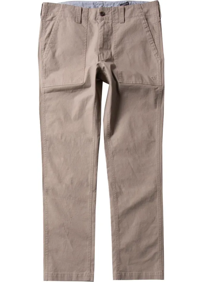 Men Pants and Denim Vissla Drills Eco Pant Khaki