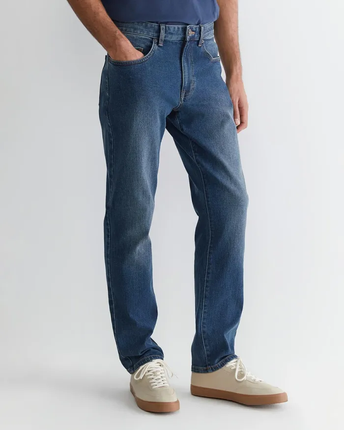 Men Pants Sportscraft Grayson Straight Jean Vintage Wash