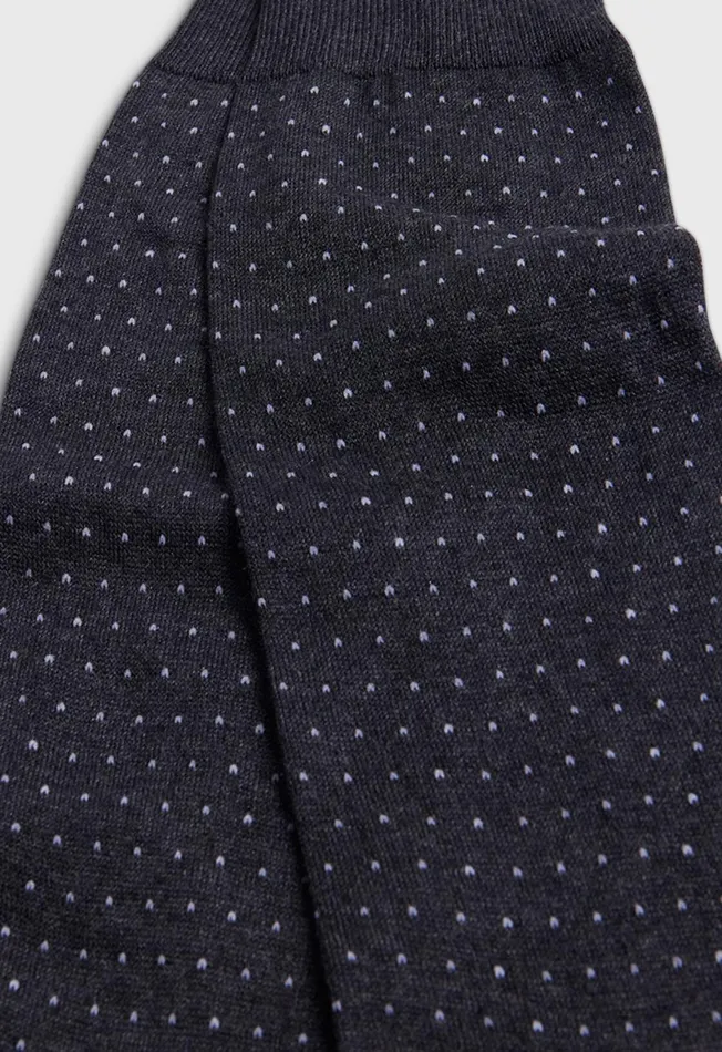 Men Pindot Dress Sock Black Paul Stuart The Cashmere Shop Men Pindot Dress Sock Black Paul Stuart The Cashmere Shop