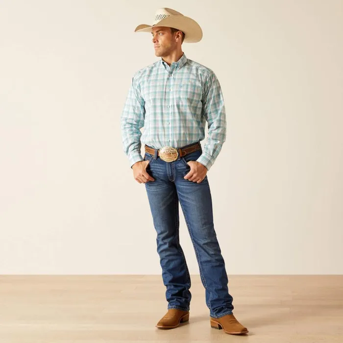 Men Pro Series Edward Classic Fit Shirt Dark Blue Ariat Button Down Shirts Men Pro Series Edward Classic Fit Shirt Dark Blue Ariat Button Down Shirts
