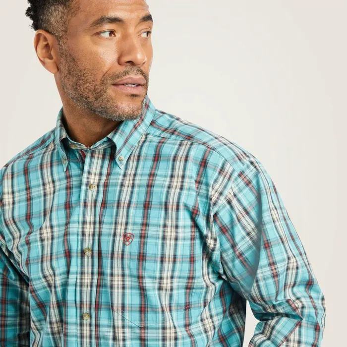 Men Pro Series Kian Classic Fit Shirt Ocean Depths Ariat Button Down Shirts Men Pro Series Kian Classic Fit Shirt Ocean Depths Ariat Button Down Shirts