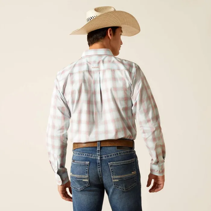Men Pro Series King Fitted Shirt Sky Ariat Button Down Shirts Men Pro Series King Fitted Shirt Sky Ariat Button Down Shirts