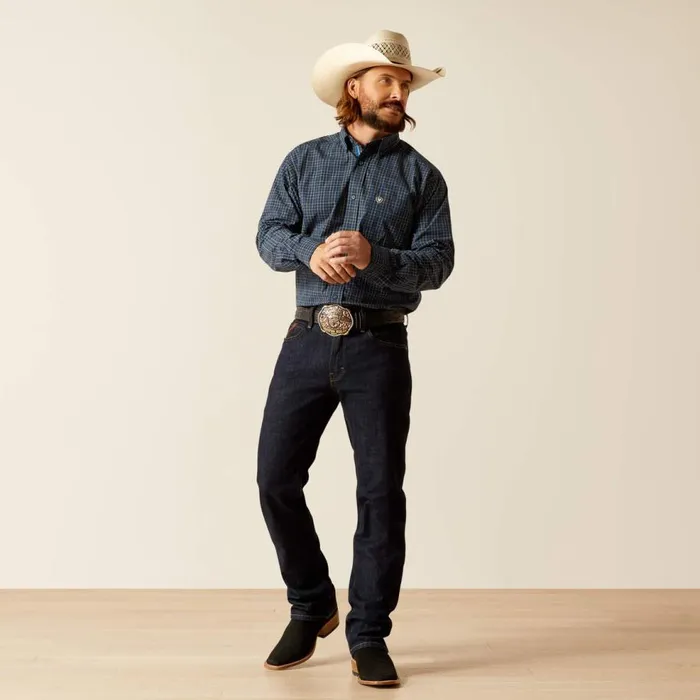 Men Pro Series Pharell Classic Fit Shirt Navy Ariat Button Down Shirts Men Pro Series Pharell Classic Fit Shirt Navy Ariat Button Down Shirts