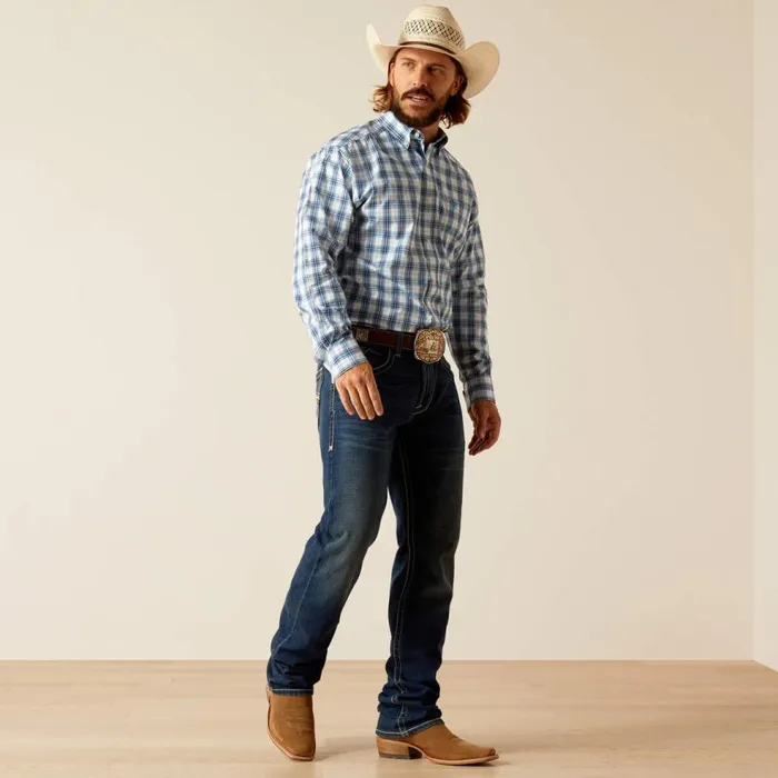 Men Pro Series Phoenix Classic Fit Shirt Blue Ariat Button Down Shirts Men Pro Series Phoenix Classic Fit Shirt Blue Ariat Button Down Shirts