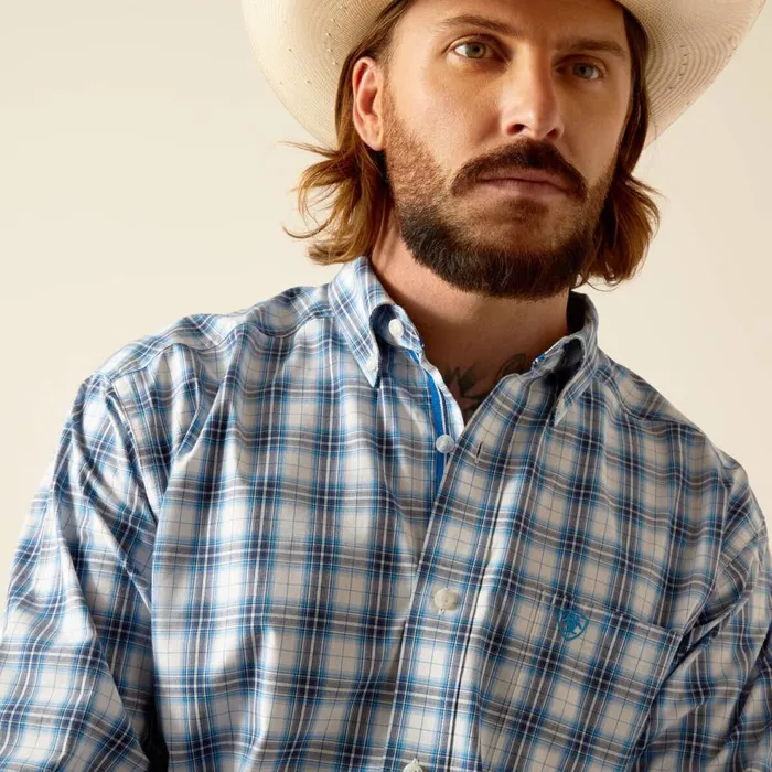 Men Pro Series Phoenix Classic Fit Shirt Blue Ariat Button Down Shirts Men Pro Series Phoenix Classic Fit Shirt Blue Ariat Button Down Shirts