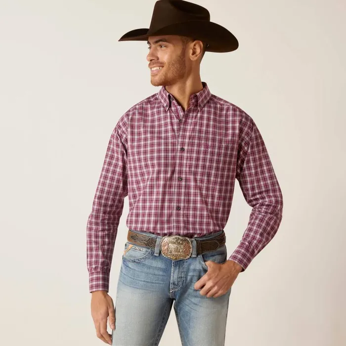 Men Pro Series Shepherd Classic Fit Shirt White Ariat Button Down Shirts
