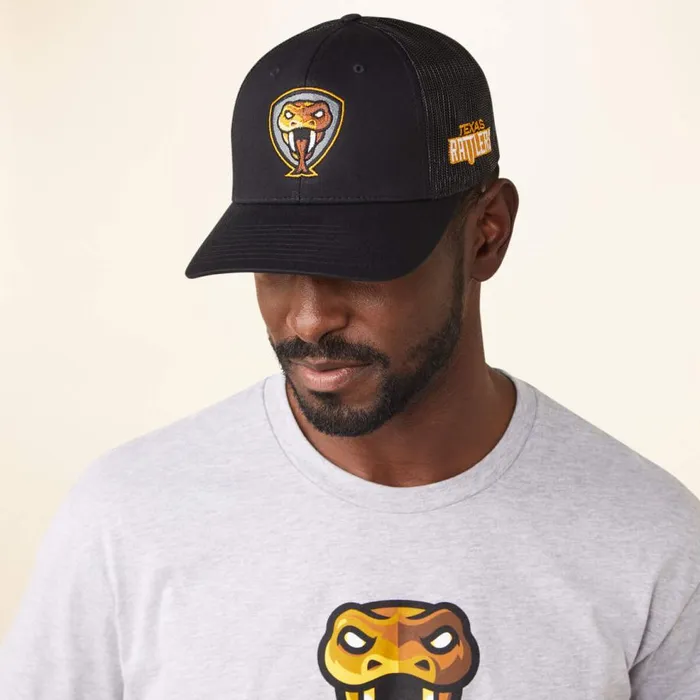 Men Rattler PBR Cap Black Ariat Hats and Caps
