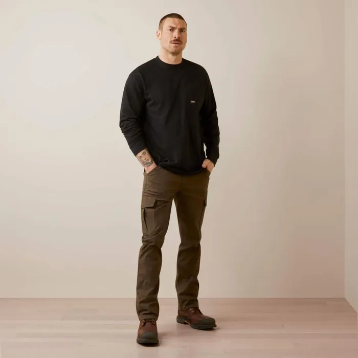 Men Rebar Cotton Strong Union City Black Ariat TShirts and Polos Men Rebar Cotton Strong Union City Black Ariat TShirts and Polos