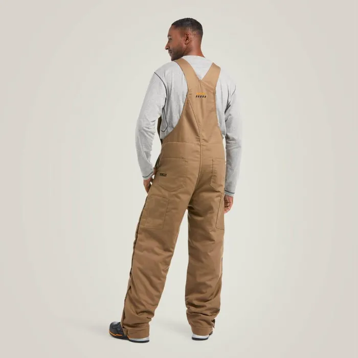 Men Rebar DuraCanvas Stretch Insulated Bib Field Khaki Ariat Pants and Shorts Men Rebar DuraCanvas Stretch Insulated Bib Field Khaki Ariat Pants and Shorts