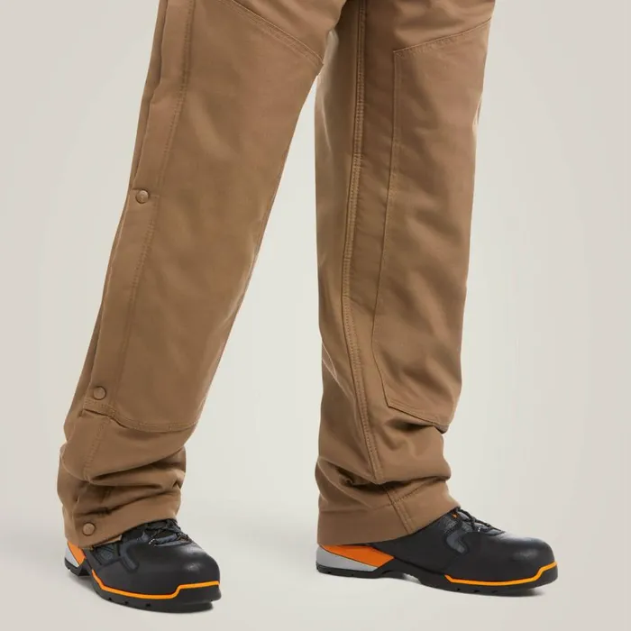 Men Rebar DuraCanvas Stretch Insulated Bib Field Khaki Ariat Pants and Shorts Men Rebar DuraCanvas Stretch Insulated Bib Field Khaki Ariat Pants and Shorts