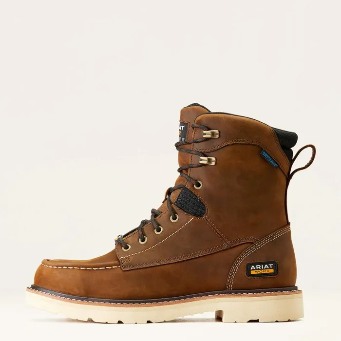 Men Rebar Lift 8034 Waterproof Work Boot Distressed Brown Ariat Work Boots Men Rebar Lift 8034 Waterproof Work Boot Distressed Brown Ariat Work Boots