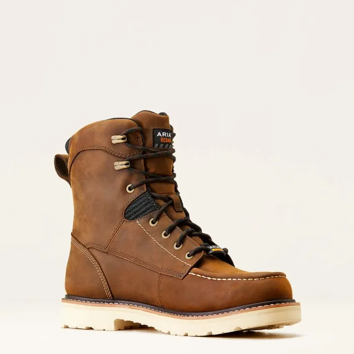 Men Rebar Lift 8034 Waterproof Work Boot Distressed Brown Ariat Work Boots Men Rebar Lift 8034 Waterproof Work Boot Distressed Brown Ariat Work Boots