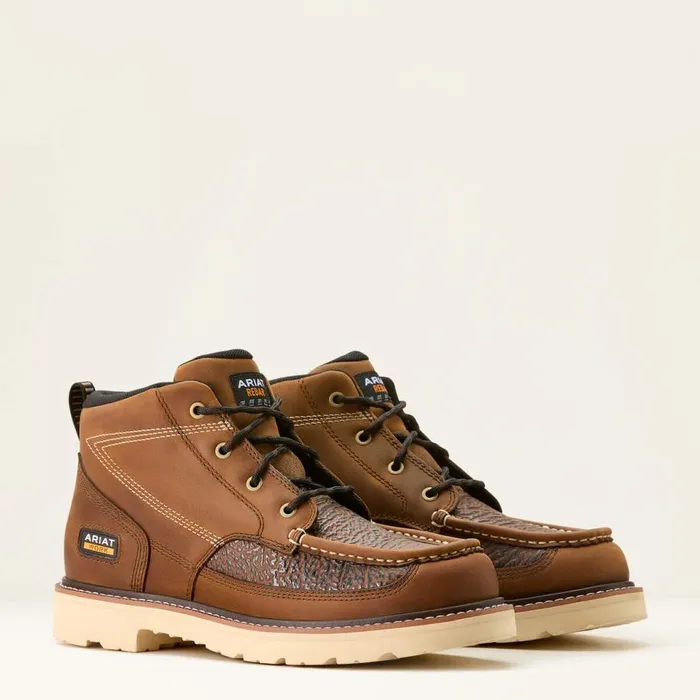 Men Rebar Lift Chukka Work Boot Distressed Brownsharkskin Print Ariat Work Boots Men Rebar Lift Chukka Work Boot Distressed Brownsharkskin Print Ariat Work Boots