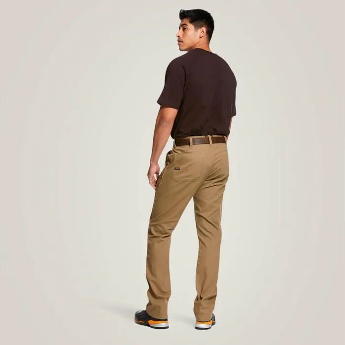 Men Rebar M4 Low Rise DuraStretch Made Tough Double Front Stackable Straight Leg Pant Field Khaki Ariat Pants and Shorts Men Rebar M4 Low Rise DuraStretch Made Tough Double Front Stackable Straight Leg Pant Field Khaki Ariat Pants and Shorts