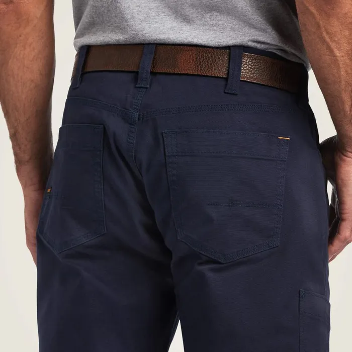 Men Rebar M4 Low Rise DuraStretch Made Tough Stackable Straight Leg Pant Navy Ariat Pants and Shorts Men Rebar M4 Low Rise DuraStretch Made Tough Stackable Straight Leg Pant Navy Ariat Pants and Shorts