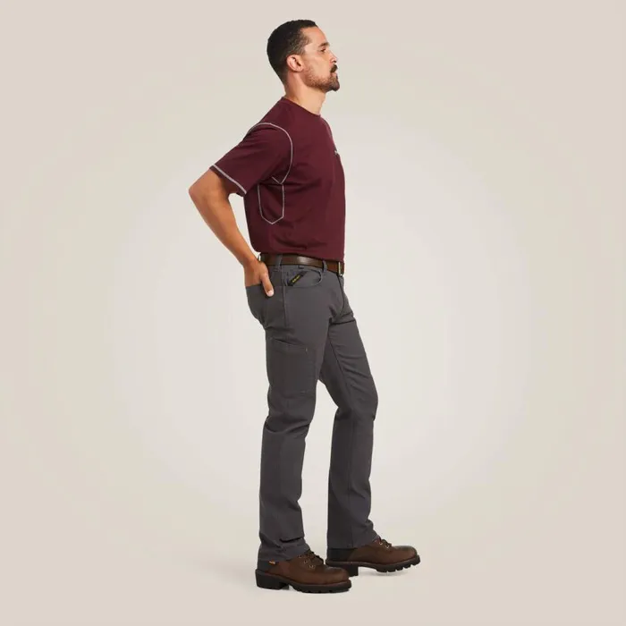 Men Rebar M7 DuraStretch Made Tough Straight Pant Rebar Grey Ariat Pants and Shorts Men Rebar M7 DuraStretch Made Tough Straight Pant Rebar Grey Ariat Pants and Shorts