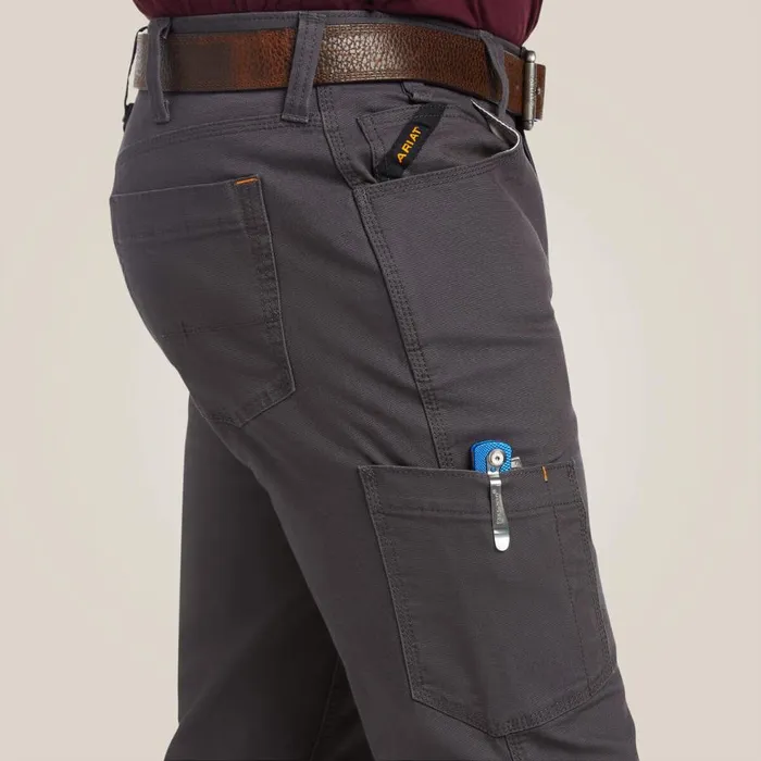 Men Rebar M7 DuraStretch Made Tough Straight Pant Rebar Grey Ariat Pants and Shorts Men Rebar M7 DuraStretch Made Tough Straight Pant Rebar Grey Ariat Pants and Shorts