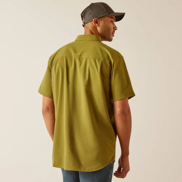 Men Rebar Made Tough 360 AirFlow Work Shirt Lichen Ariat Button Down Shirts Men Rebar Made Tough 360 AirFlow Work Shirt Lichen Ariat Button Down Shirts