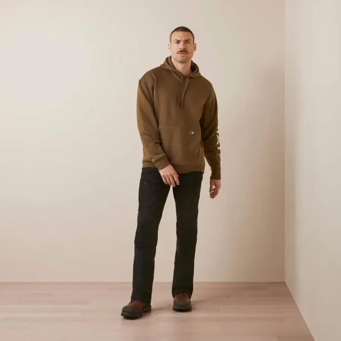Men Rebar Roughneck Pullover Hoodie Beech Ariat Sweatshirts and Hoodies Men Rebar Roughneck Pullover Hoodie Beech Ariat Sweatshirts and Hoodies