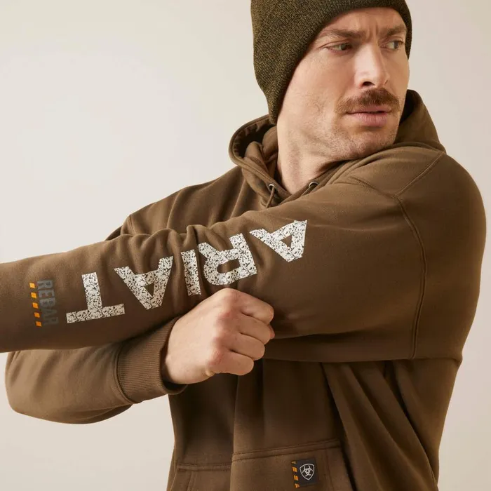 Men Rebar Roughneck Pullover Hoodie Beech Ariat Sweatshirts and Hoodies Men Rebar Roughneck Pullover Hoodie Beech Ariat Sweatshirts and Hoodies