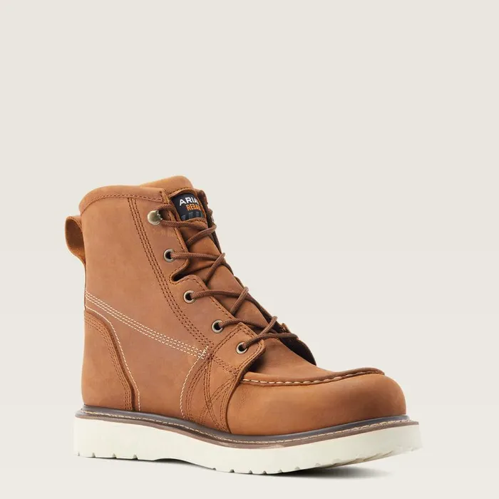 Men Rebar Wedge Moc Toe 6034 Waterproof Work Boot Aged Honey Ariat Work Boots Men Rebar Wedge Moc Toe 6034 Waterproof Work Boot Aged Honey Ariat Work Boots