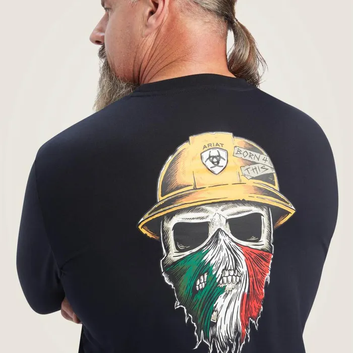Men Rebar Workman Born For This Graphic TShirt Black Ariat TShirts and Polos Men Rebar Workman Born For This Graphic TShirt Black Ariat TShirts and Polos
