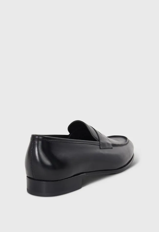Men Ritz Leather Penny Loafer Black Paul Stuart Loafers Men Ritz Leather Penny Loafer Black Paul Stuart Loafers